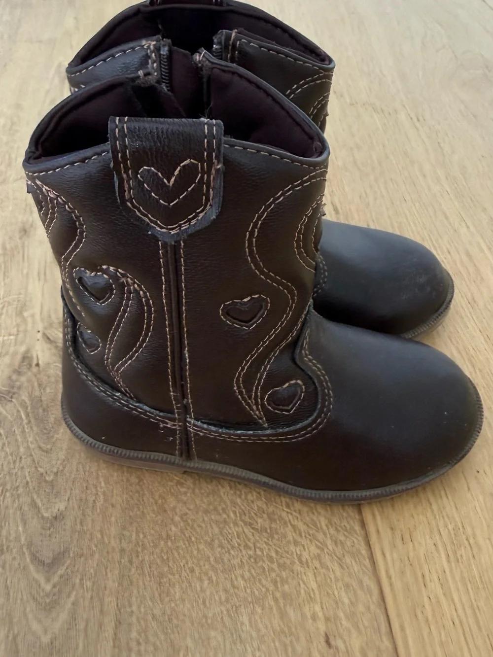 Zara Embroidered Cowboy Boot - Size 7 (5.6 inches)